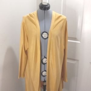 Bedford Fair Open Long 34" Cardigan Size  XL